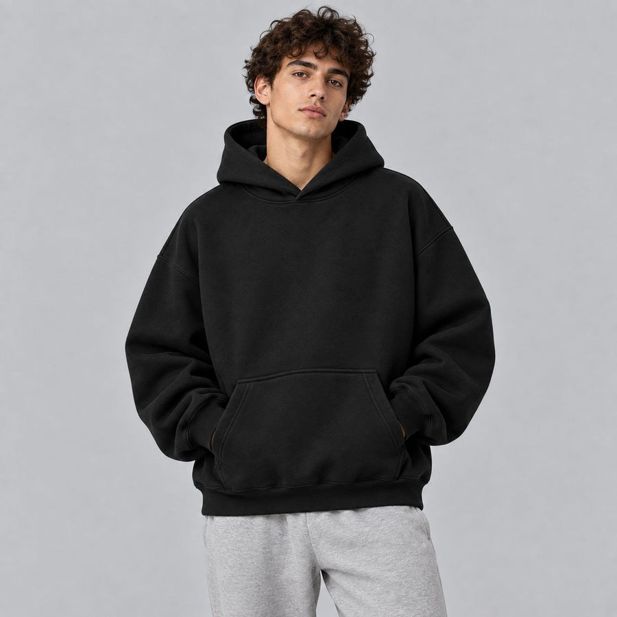 Black Oversized Hoodie