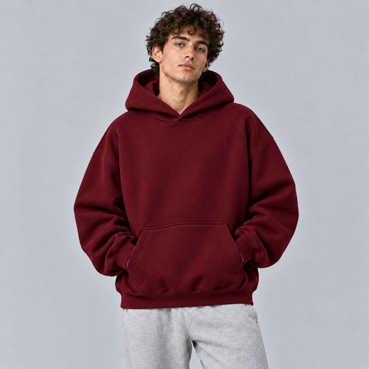 Burgundy Oversized Hoodie