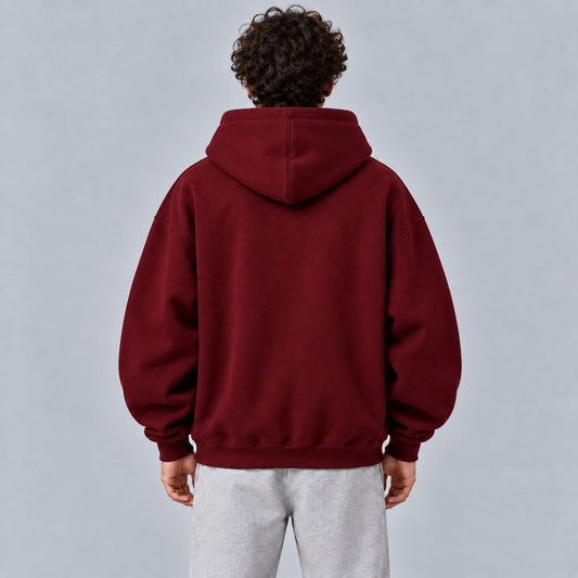 Burgundy Oversized Hoodie